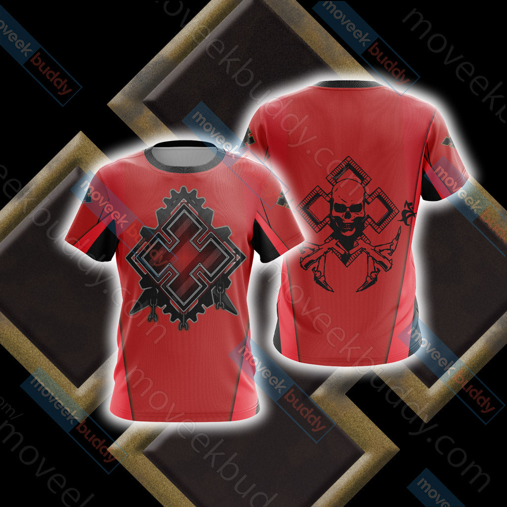 Gears of War - Locust Horde Unisex 3D T-shirt   