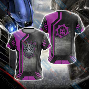 Transformers - Decepticon New Unisex 3D T-shirt Zip Hoodie XS 