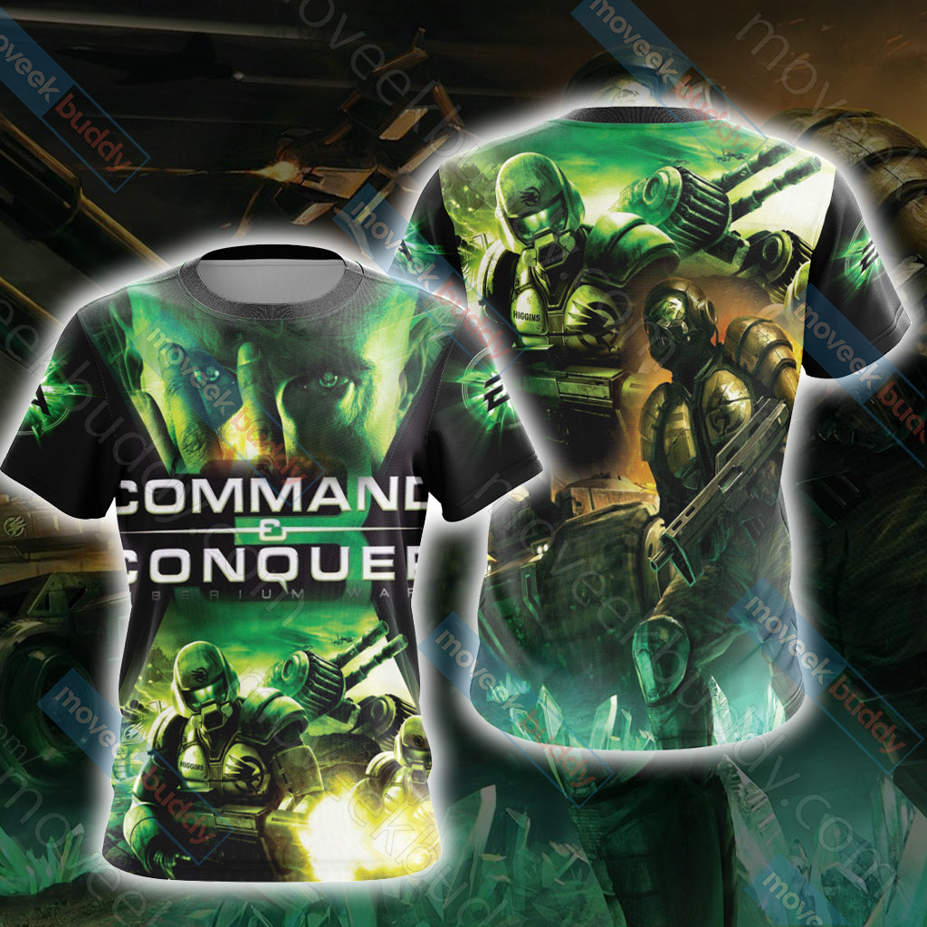 Command & Conquer-Tiberium Unisex 3D T-shirt   