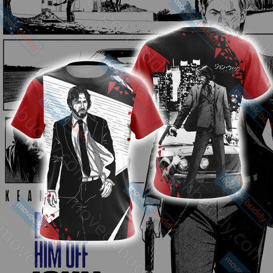 John Wick Unisex 3D T-shirt   