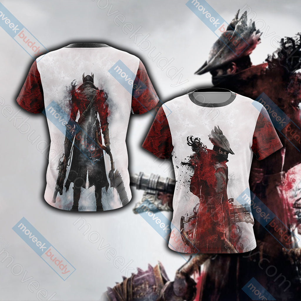 Bloodborne - The Hunter Unisex 3D T-shirt   