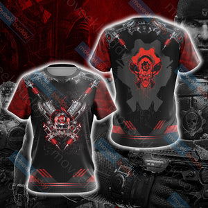 Gears Of War Unisex 3D T-shirt   