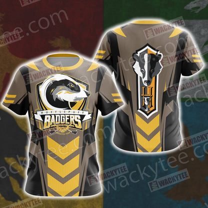 Harry Potter - Hufflepuff House Sporty Style Unisex 3D T-shirt