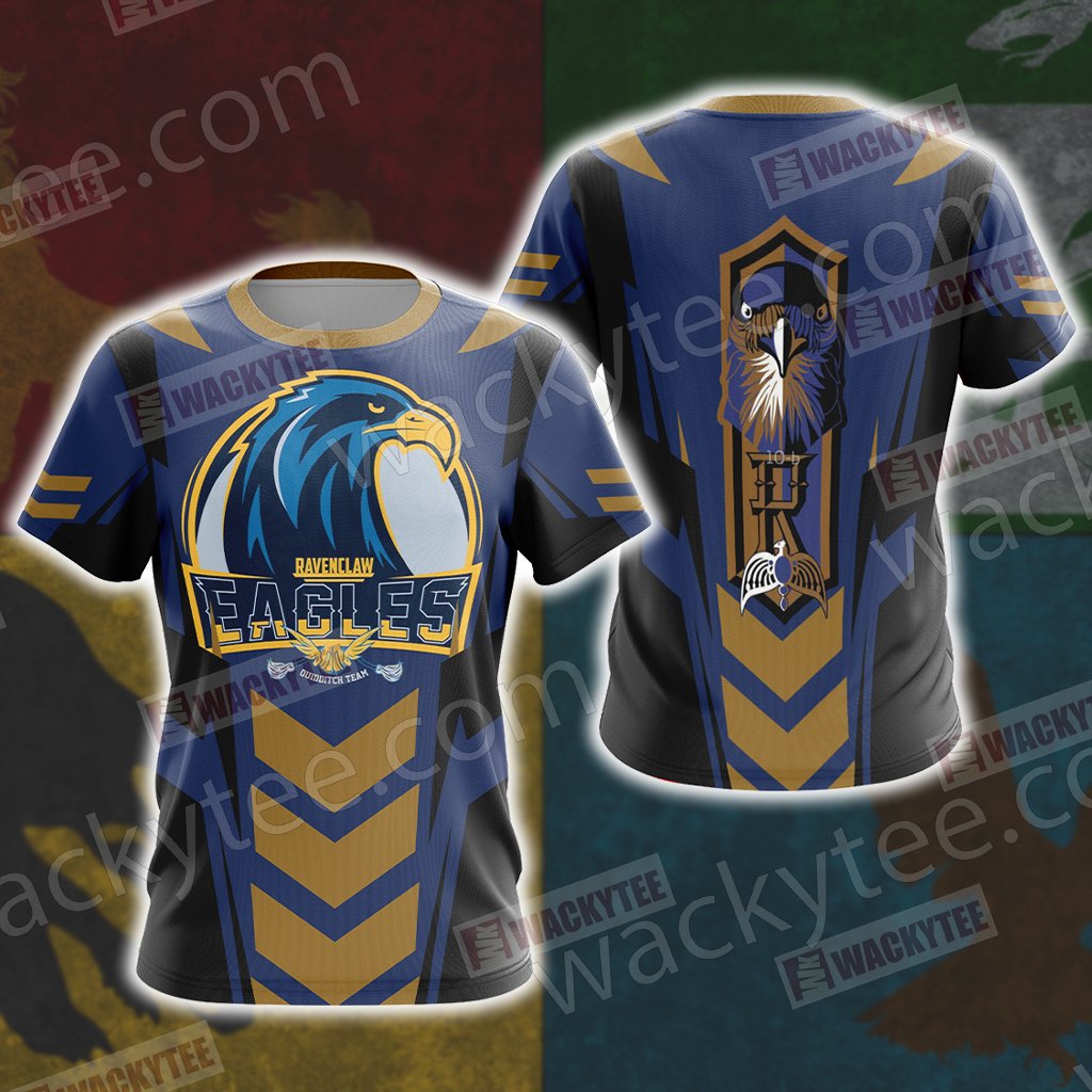 Harry Potter - Ravenclaw House Sporty Style Unisex 3D T-shirt