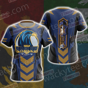 Harry Potter - Ravenclaw House Sporty Style Unisex 3D T-shirt   