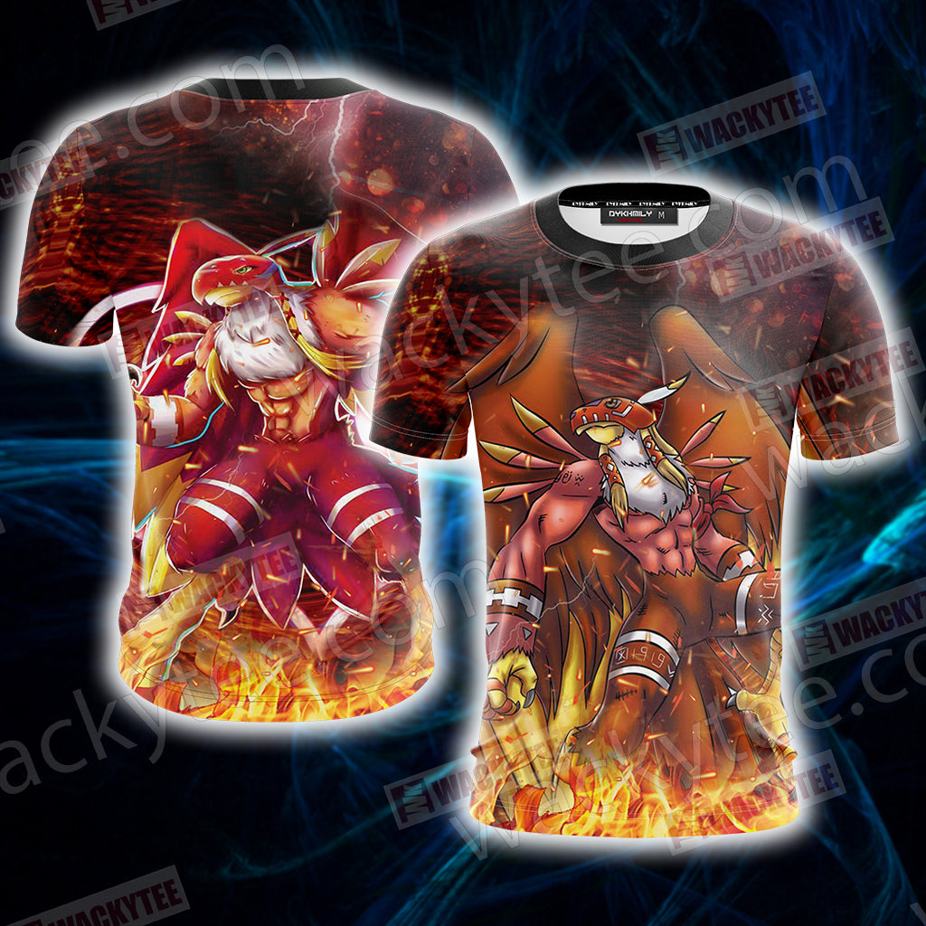 Digimon Garudamon New Look Unisex 3D T-shirt Tank Top