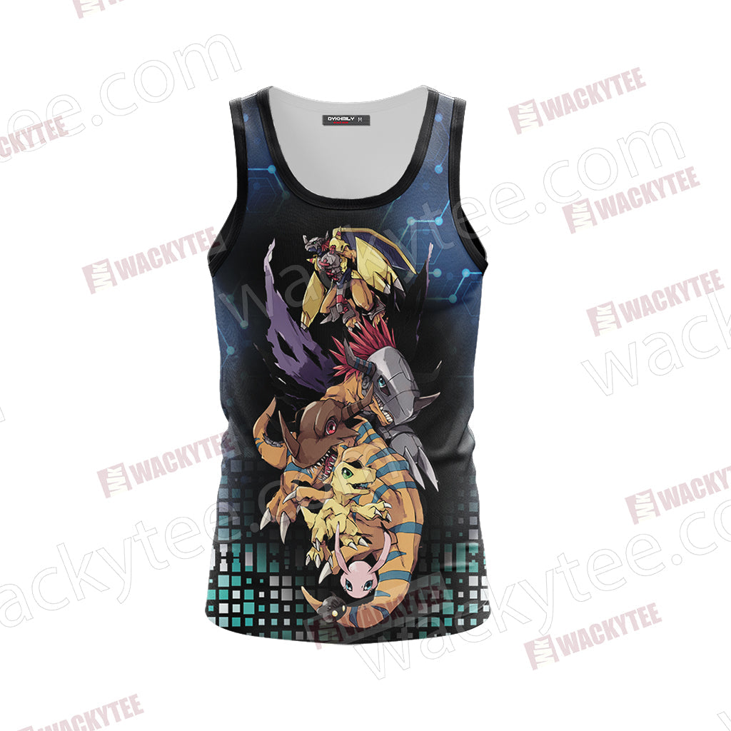 Digimon Evolution of Agumon Unisex 3D T-shirt