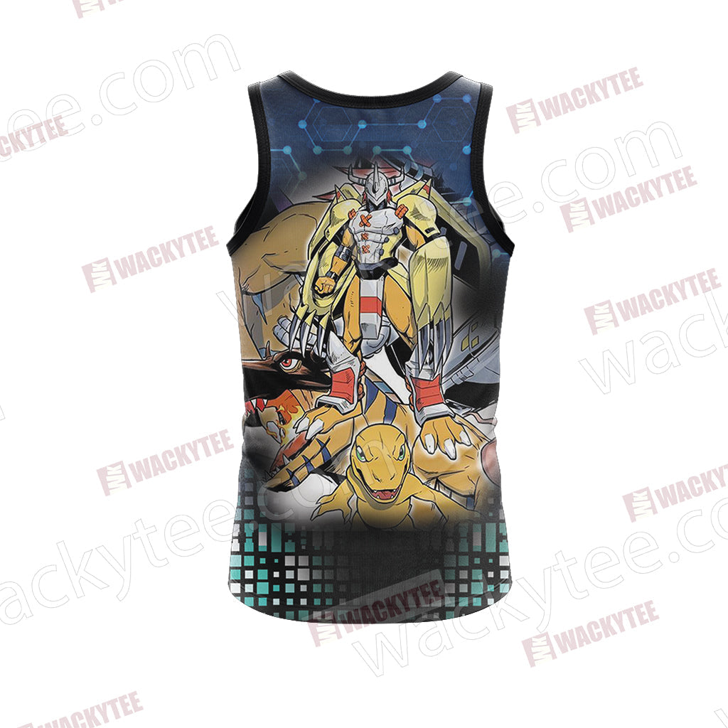 Digimon Evolution of Agumon Unisex 3D T-shirt