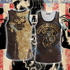 Son of Anarchy New Unisex 3D T-shirt Tank Top S 