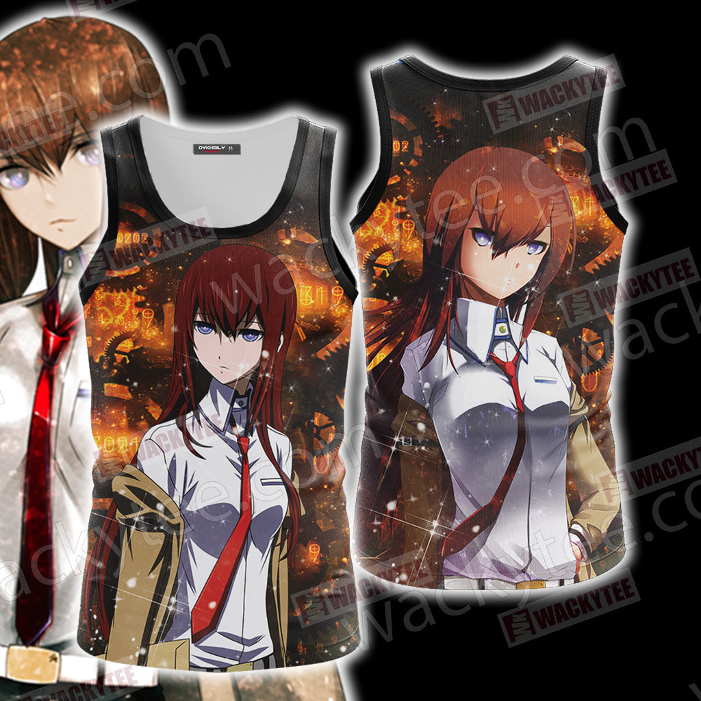 Steins;Gate Makise Kurisu 3D T-shirt Tank Top