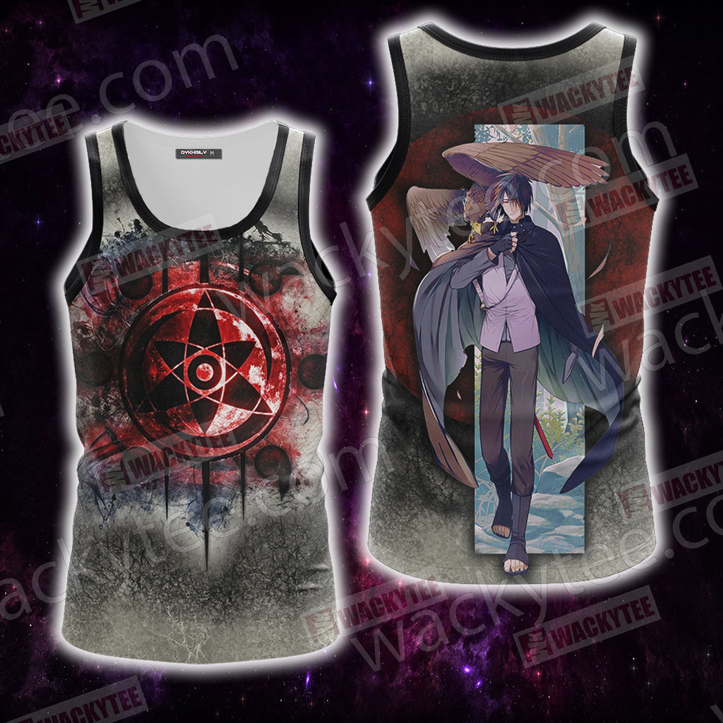 Naruto New Uchiha Sasuke Unisex 3D T-shirt Tank Top