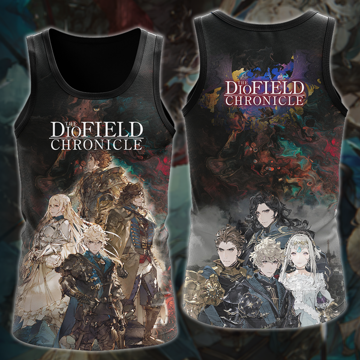 The DioField Chronicle Video Game 3D All Over Print T-shirt Tank Top Zip Hoodie Pullover Hoodie Hawaiian Shirt Beach Shorts Jogger Tank Top