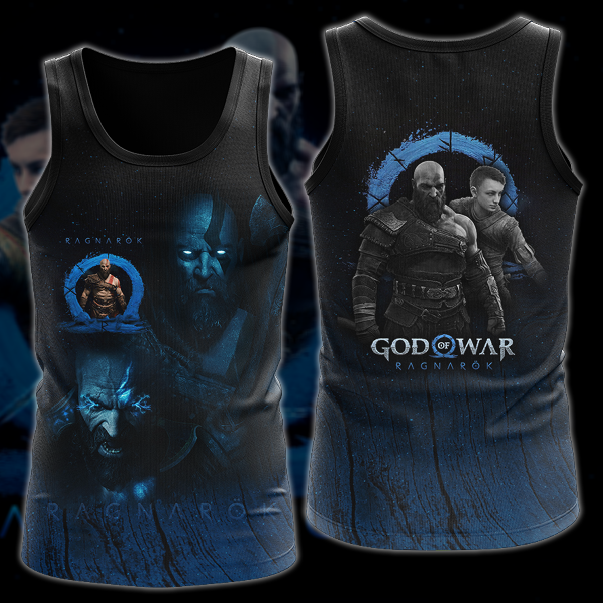 God of War Ragnarok Video Game 3D All Over Print T-shirt Tank Top Zip Hoodie Pullover Hoodie Hawaiian Shirt Beach Shorts Jogger Tank Top