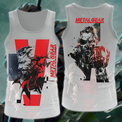 Metal Gear Solid Video Game 3D All Over Print T-shirt Tank Top Zip Hoodie Pullover Hoodie Hawaiian Shirt Beach Shorts Jogger Tank Top