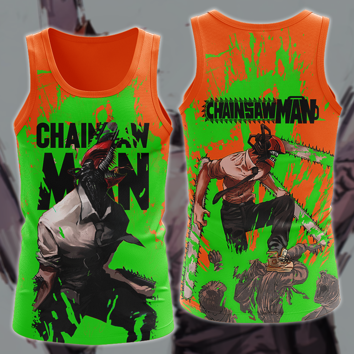 Chainsaw Man Anime Manga 3D All Over Print T-shirt Tank Top Zip Hoodie Pullover Hoodie Hawaiian Shirt Beach Shorts Jogger Tank Top