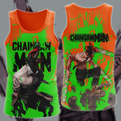 Chainsaw Man Anime Manga 3D All Over Print T-shirt Tank Top Zip Hoodie Pullover Hoodie Hawaiian Shirt Beach Shorts Jogger Tank Top