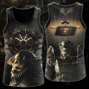 Fallout 4 Video Game 3D All Over Printed T-shirt Tank Top Zip Hoodie Pullover Hoodie Hawaiian Shirt Beach Shorts Jogger Tank Top S 