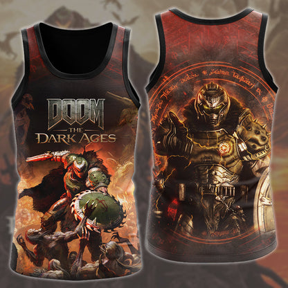 Doom: The Dark Ages Video Game All Over Printed T-shirt Tank Top Zip Hoodie Pullover Hoodie Hawaiian Shirt Beach Shorts Joggers Tank Top