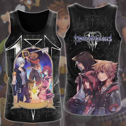 Kingdom Hearts 3 Destiny Island Trio Video Game All Over Printed T-shirt Tank Top Zip Hoodie Pullover Hoodie Hawaiian Shirt Beach Shorts Joggers Tank Top