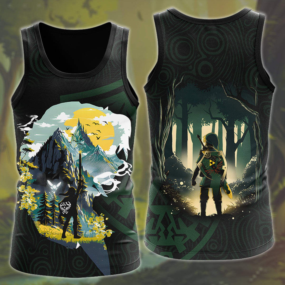 The Legend of Zelda Ballad Of The Hero Video Game All Over Printed T-shirt Tank Top Zip Hoodie Pullover Hoodie Hawaiian Shirt Beach Shorts Joggers