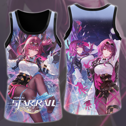 Honkai: Star Rail Kafka Video Game All Over Printed T-shirt Tank Top Zip Hoodie Pullover Hoodie Hawaiian Shirt Beach Shorts Joggers Tank Top