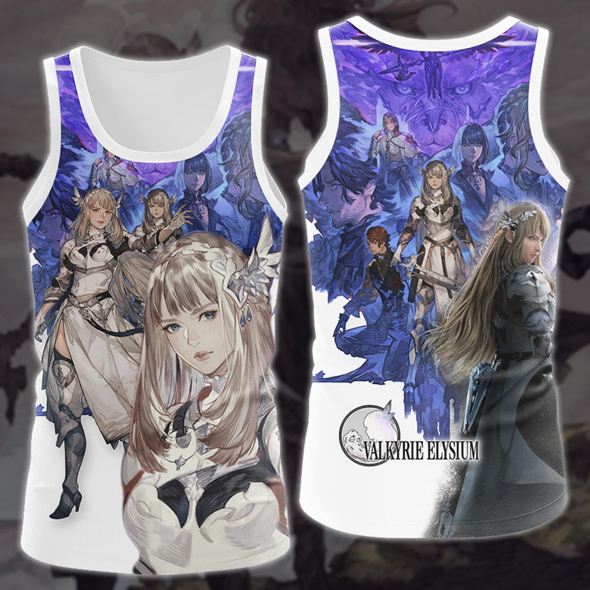 Valkyrie Elysium Video Game 3D All Over Print T-shirt Tank Top Zip Hoodie Pullover Hoodie Hawaiian Shirt Beach Shorts Jogger Tank Top