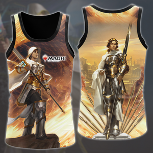 Magic: The Gathering Elspeth Tirel Video Game All Over Printed T-shirt Tank Top Zip Hoodie Pullover Hoodie Hawaiian Shirt Beach Shorts Joggers Tank Top S 