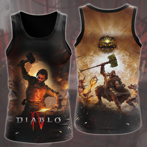 Diablo IV: Loot Reborn Video Game All Over Printed T-shirt Tank Top Zip Hoodie Pullover Hoodie Hawaiian Shirt Beach Shorts Joggers   