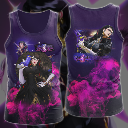 Bayonetta 3 Video Game 3D All Over Print T-shirt Tank Top Zip Hoodie Pullover Hoodie Hawaiian Shirt Beach Shorts Jogger Tank Top