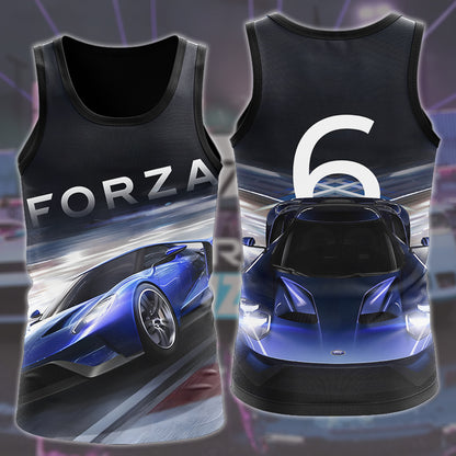 Forza Horizon 6 Video Game All Over Printed T-shirt Tank Top Zip Hoodie Pullover Hoodie Hawaiian Shirt Beach Shorts Joggers