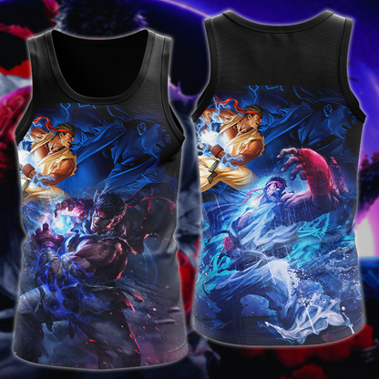 Street Fighter 5 Video Game 3D All Over Print T-shirt Tank Top Zip Hoodie Pullover Hoodie Hawaiian Shirt Beach Shorts Jogger Tank Top
