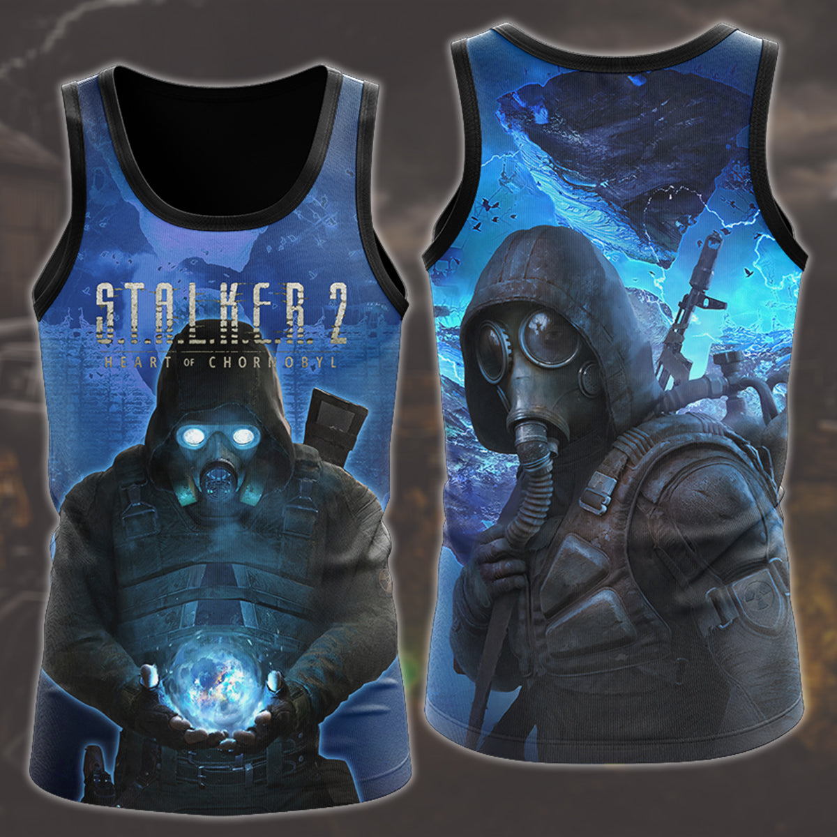 S.T.A.L.K.E.R. 2: Heart of Chornobyl Video Game All Over Printed T-shirt Tank Top Zip Hoodie Pullover Hoodie Hawaiian Shirt Beach Shorts Joggers Tank Top