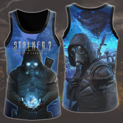 S.T.A.L.K.E.R. 2: Heart of Chornobyl Video Game All Over Printed T-shirt Tank Top Zip Hoodie Pullover Hoodie Hawaiian Shirt Beach Shorts Joggers Tank Top