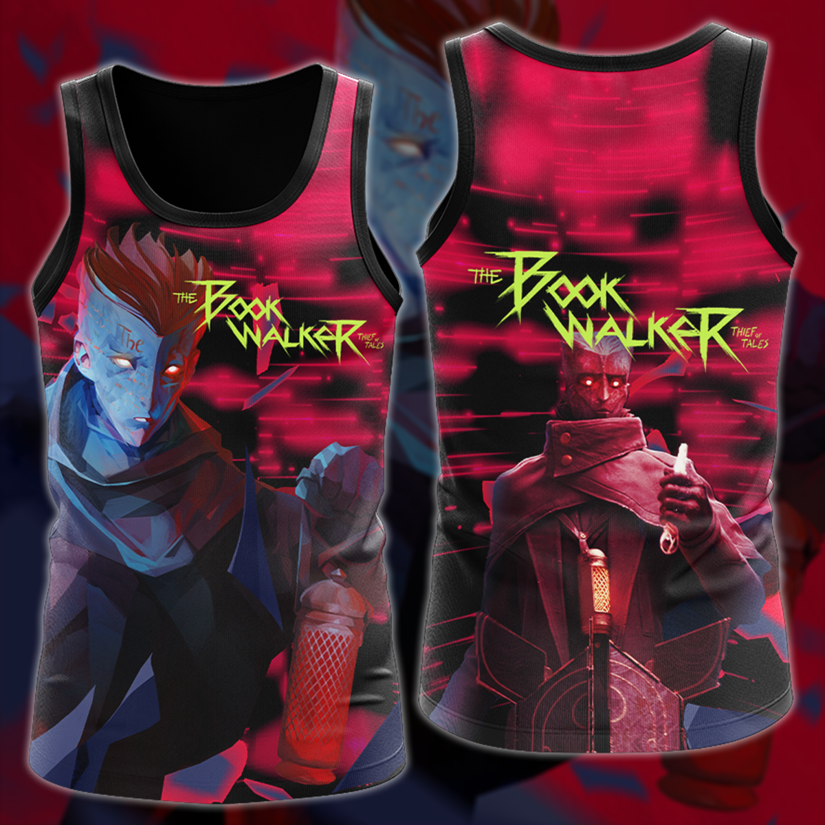 Bookwalker: Thief of Tales Video Game 3D All Over Printed T-shirt Tank Top Zip Hoodie Pullover Hoodie Hawaiian Shirt Beach Shorts Jogger Tank Top