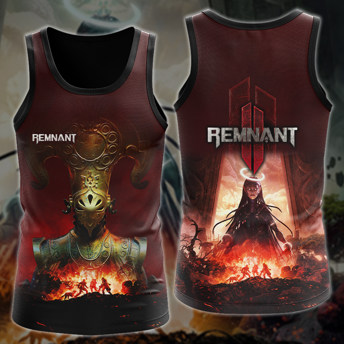 Remnant 2 Video Game All-Over T-shirt Hoodie Tank Top Hawaiian Shirt Beach Shorts Joggers Tank Top