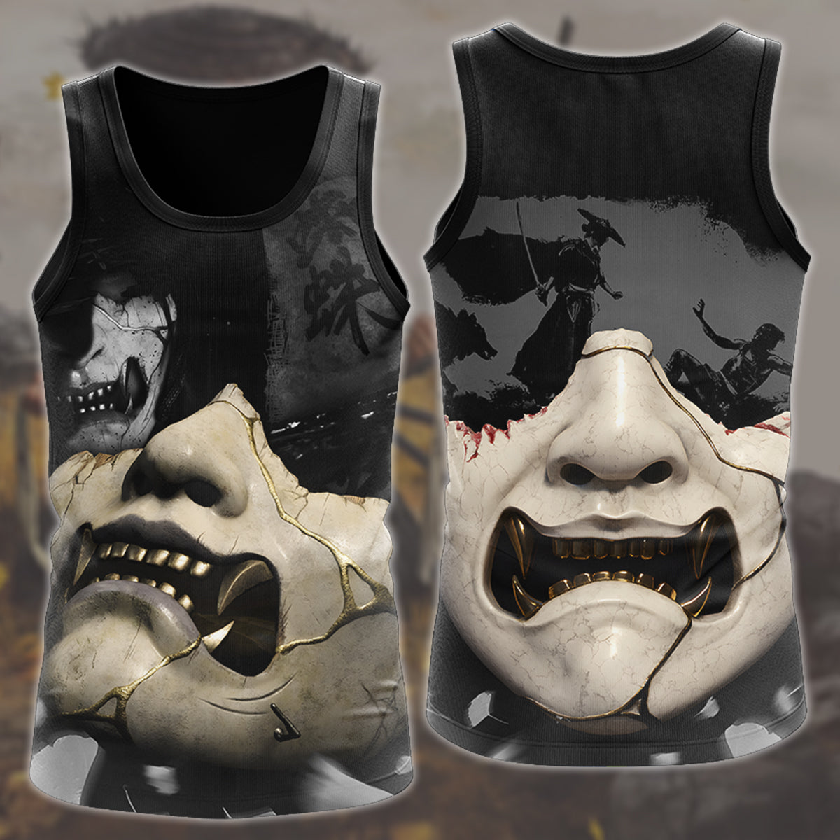 Ghost of Yotei Video Game All Over Printed T-shirt Tank Top Zip Hoodie Pullover Hoodie Hawaiian Shirt Beach Shorts Joggers