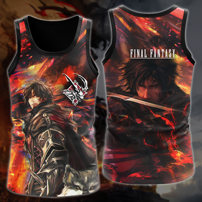 Final Fantasy XVI Video Game 3D All Over Printed T-shirt Tank Top Zip Hoodie Pullover Hoodie Hawaiian Shirt Beach Shorts Joggers Tank Top