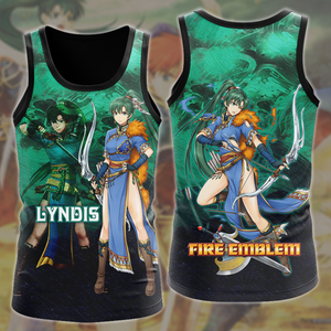 Fire Emblem Blazing Sword Lyndis Video Game All Over Printed T-shirt Tank Top Zip Hoodie Pullover Hoodie Hawaiian Shirt Beach Shorts Joggers Tank Top S 