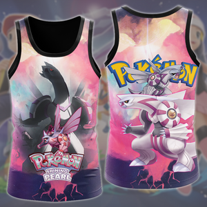 Pokemon Shining Pearl Video Game All Over Printed T-shirt Tank Top Zip Hoodie Pullover Hoodie Hawaiian Shirt Beach Shorts Joggers   