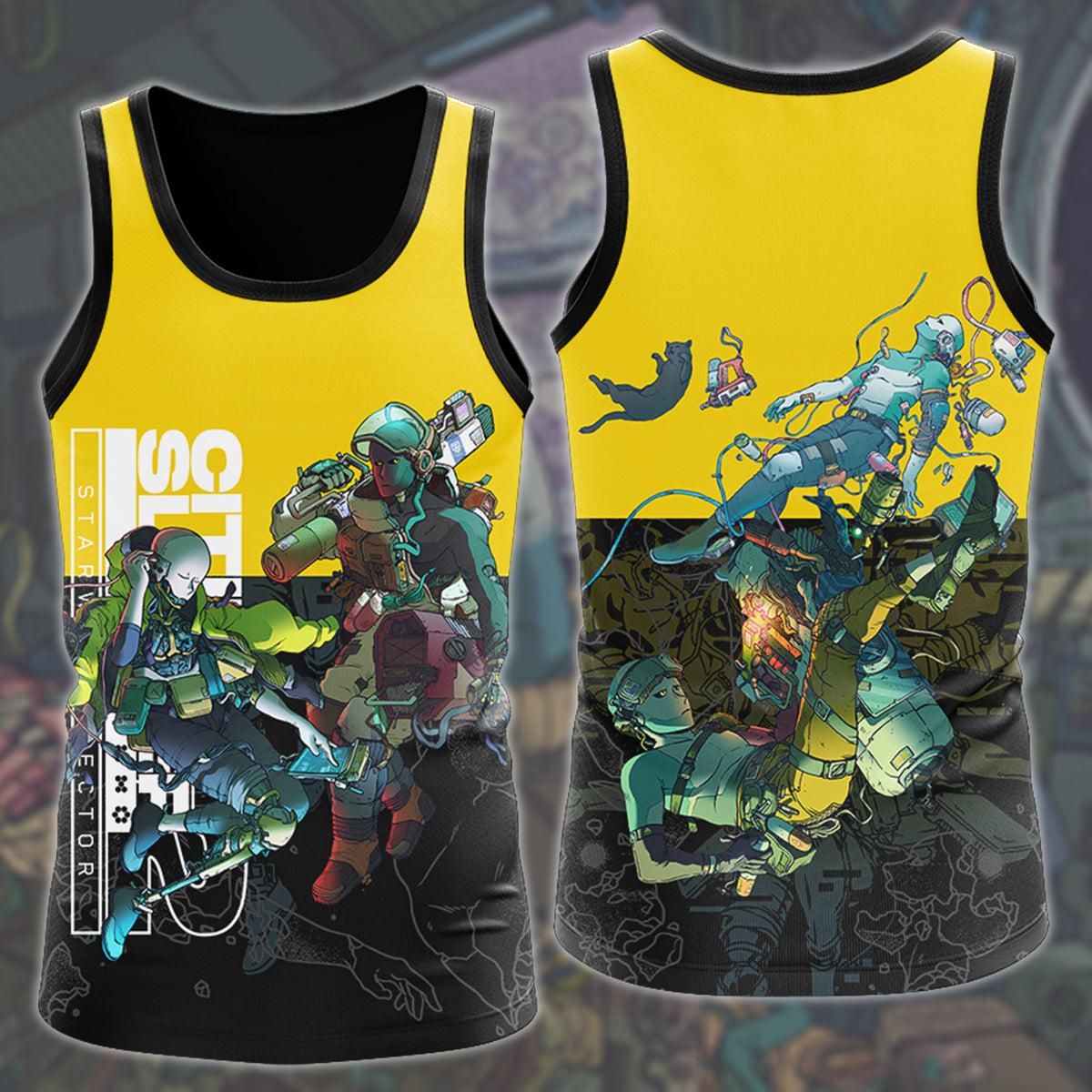 Citizen Sleeper 2: Starward Vector Video Game All Over Printed T-shirt Tank Top Zip Hoodie Pullover Hoodie Hawaiian Shirt Beach Shorts Joggers Tank Top