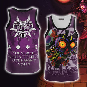 The Legend Of Zelda: Majora's Mask Unisex 3D T-shirt Zip Hoodie Pullover Hoodie Tank Top S 