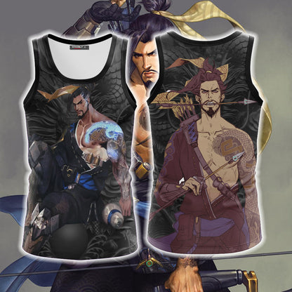 Overwatch - Hanzo Unisex 3D T-shirt Tank Top