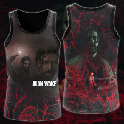 Alan Wake 2 Video Game All Over Printed T-shirt Tank Top Zip Hoodie Pullover Hoodie Hawaiian Shirt Beach Shorts Joggers Tank Top