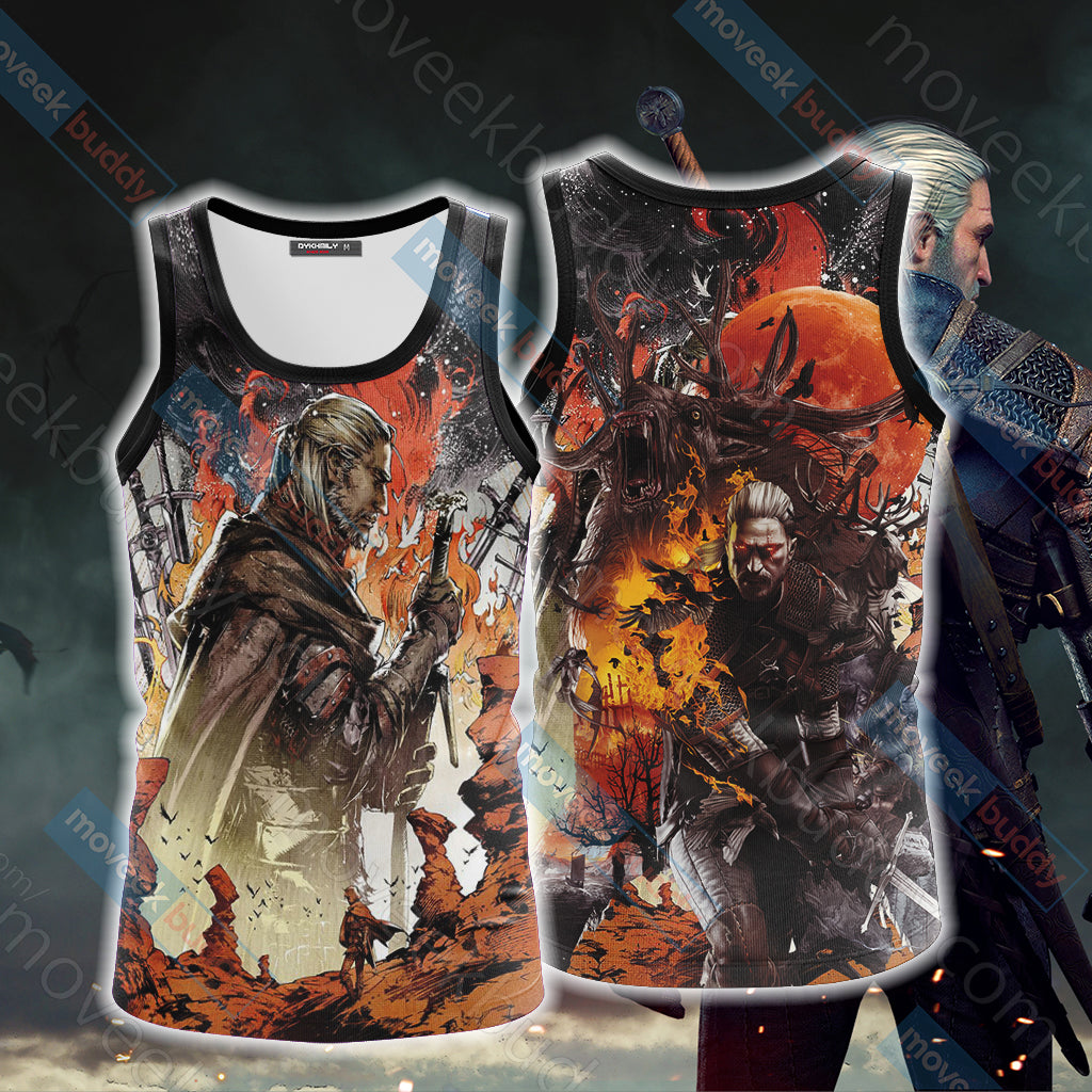 The Witcher New Version Unisex 3D T-shirt Tank Top