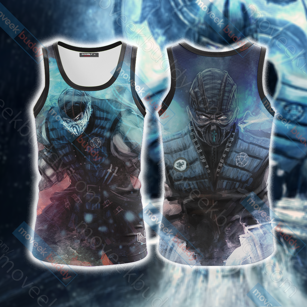 Mortal Kombat Sub-Zero Unisex 3D T-shirt Tank Top