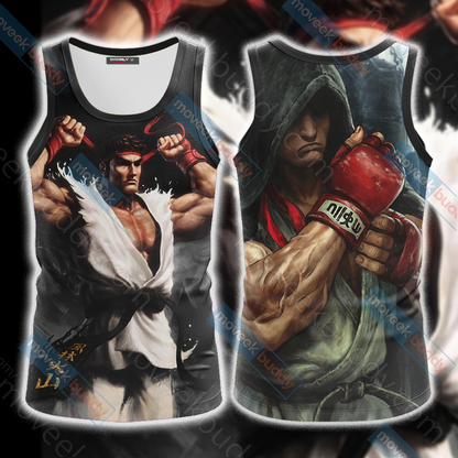 Street Fighter - Ryu Unisex 3D T-shirt Tank Top