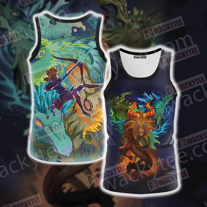 The Legend of Zelda - Naydra, Dinraal and Farosh Unisex 3D T-shirt Tank Top