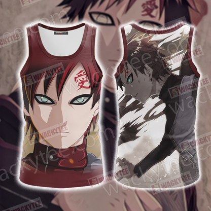 Naruto Gaara New Unisex 3D T-shirt Tank Top
