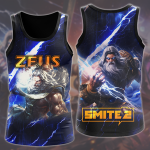 Smite 2 Video Game All Over Printed T-shirt Tank Top Zip Hoodie Pullover Hoodie Hawaiian Shirt Beach Shorts Joggers Tank Top S 