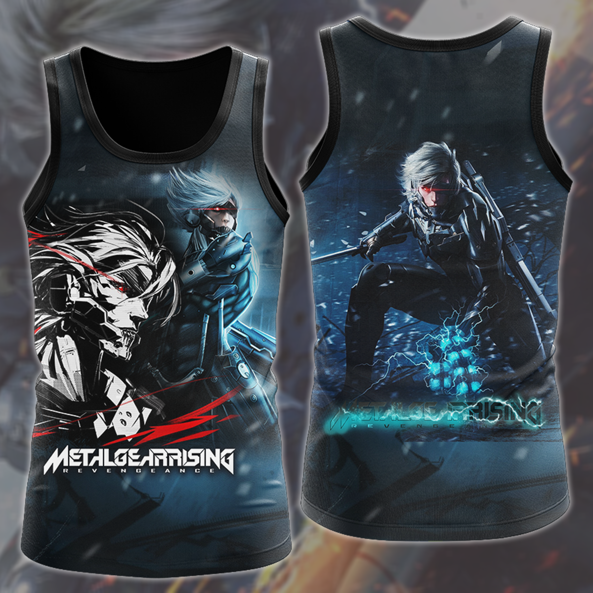 metal gear rising shirt Metal Gear Rising: Revengeance Video Game All Over Printed T-shirt Tan –  WackyTee